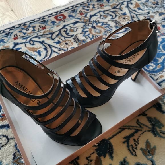 Amaranti black dress shoes - Picture 6 of 11